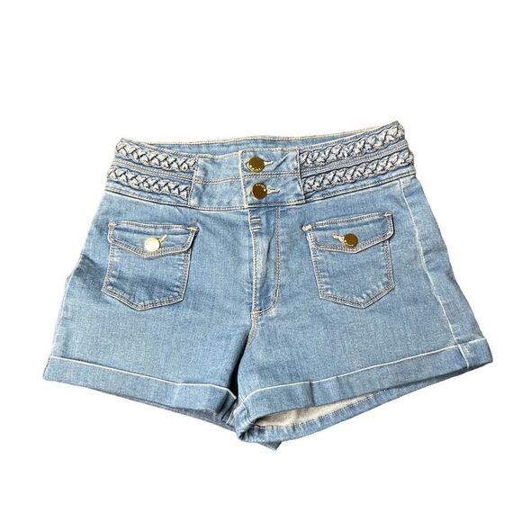 Vintage Y2K Bebe Summer Wash Denim Shorts - Picture 1 of 13